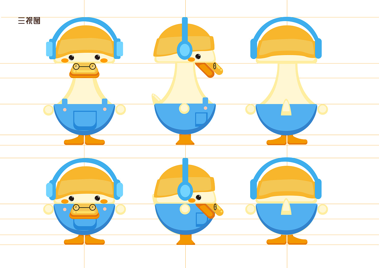 米兰设计周-呆萌鸭ip形象设计|平面|ip形象|先先子y - 原创作品