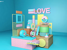 C4D基礎(chǔ)模型 C4D快速入門(mén)案例