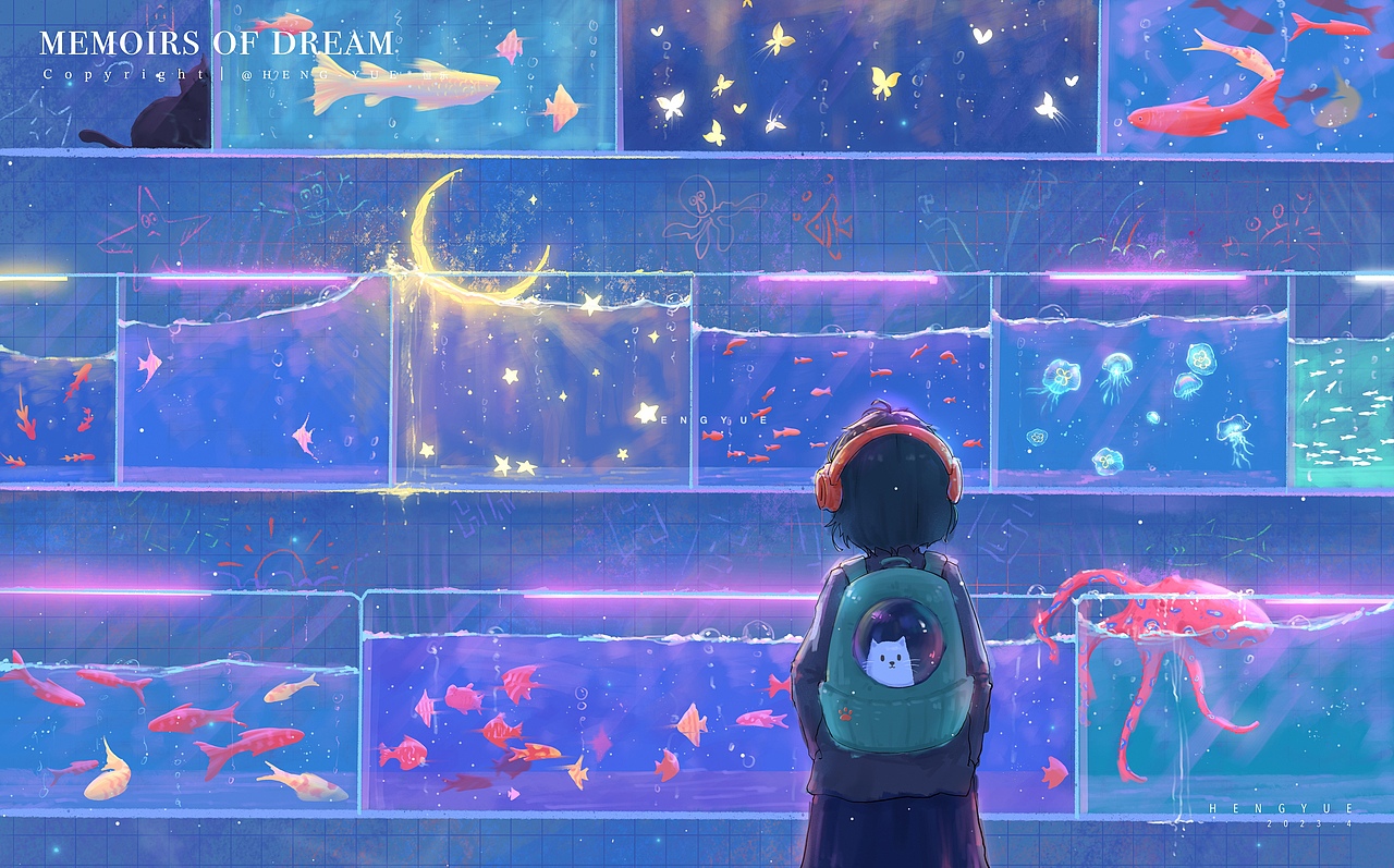 回忆录｜《昨日的海洋馆》（图ZMzM2NTg0NDk2） - 创作习作 - 站酷设计师HENGYUE原创素材 - 站酷ZCOOL