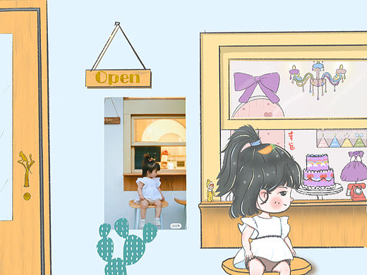 真人转Q版人物➕小场景