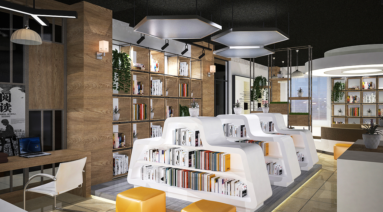 阅览室设计/警察书屋