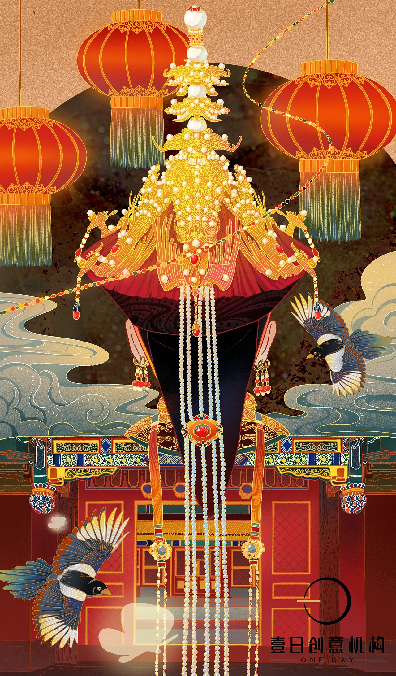 ipad绘画61如懿传|插画|商业插画|壹日创意机构 - 原创作品 - 站酷