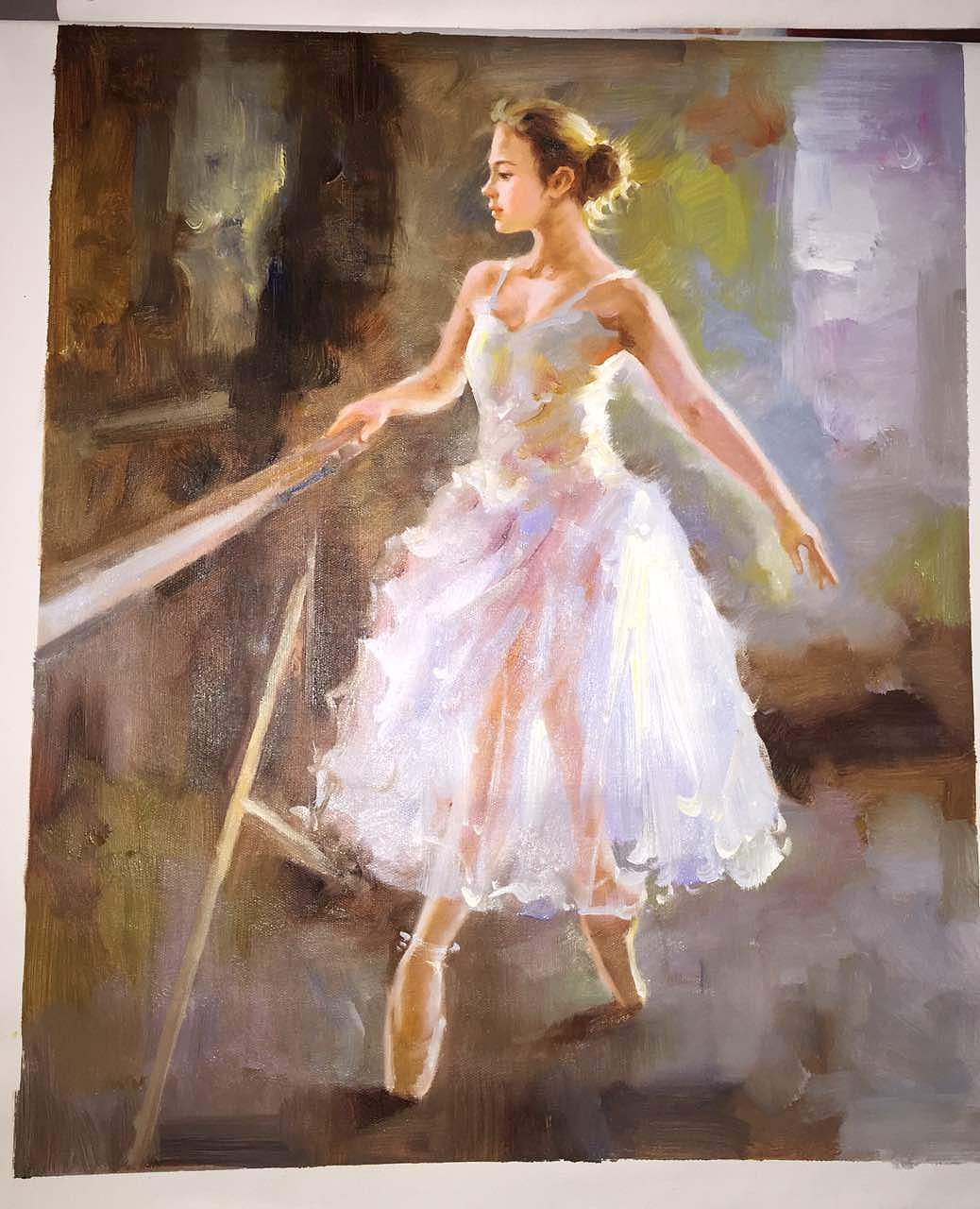 油画创意油风景油欧美风油画复古油画山水油画