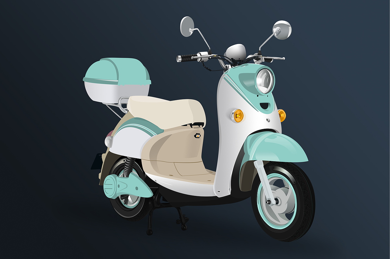 电动车|平面|图案|q綪商_很低_原创作品-站酷zcool