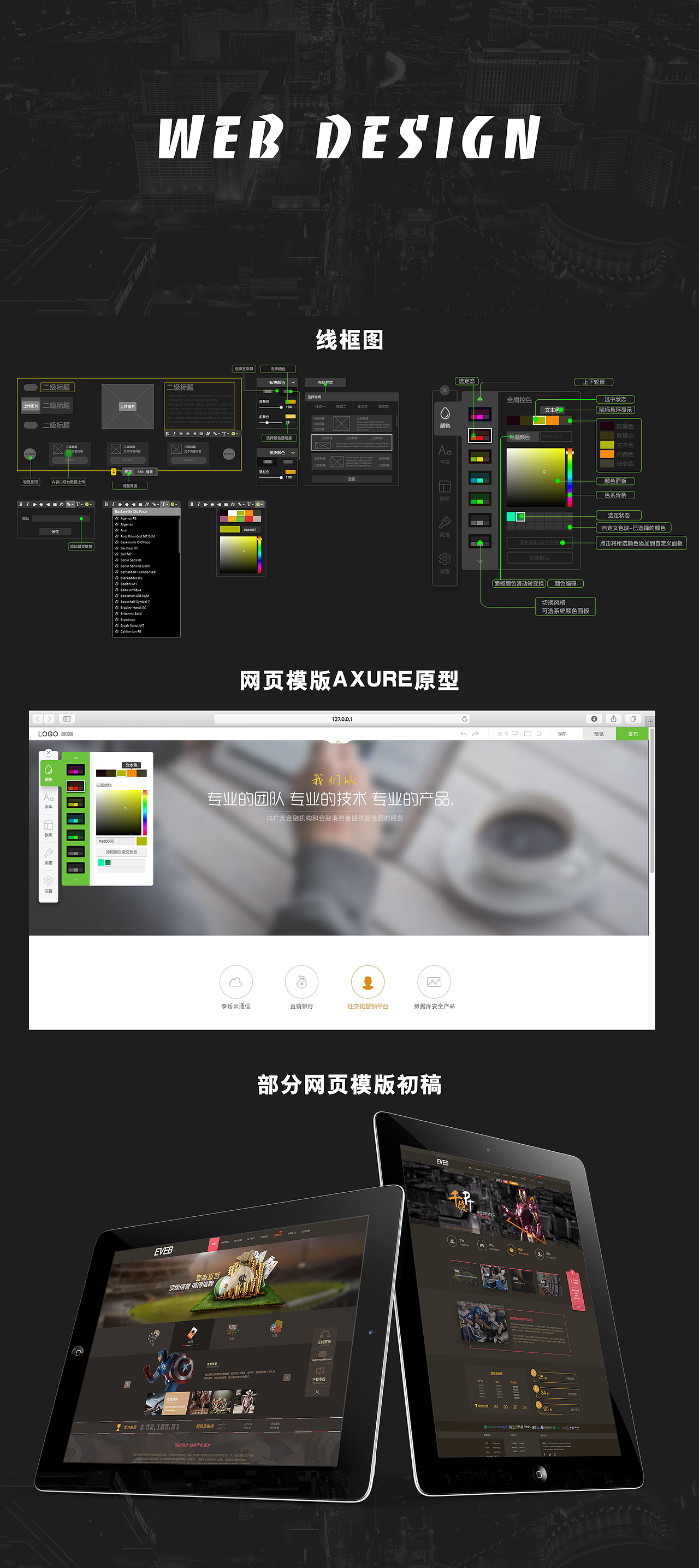 创业项目 网页模版 设计（图ZMTI4MTY1MDI4） - 其他网页 - 站酷设计师J1ce原创素材 - 站酷ZCOOL