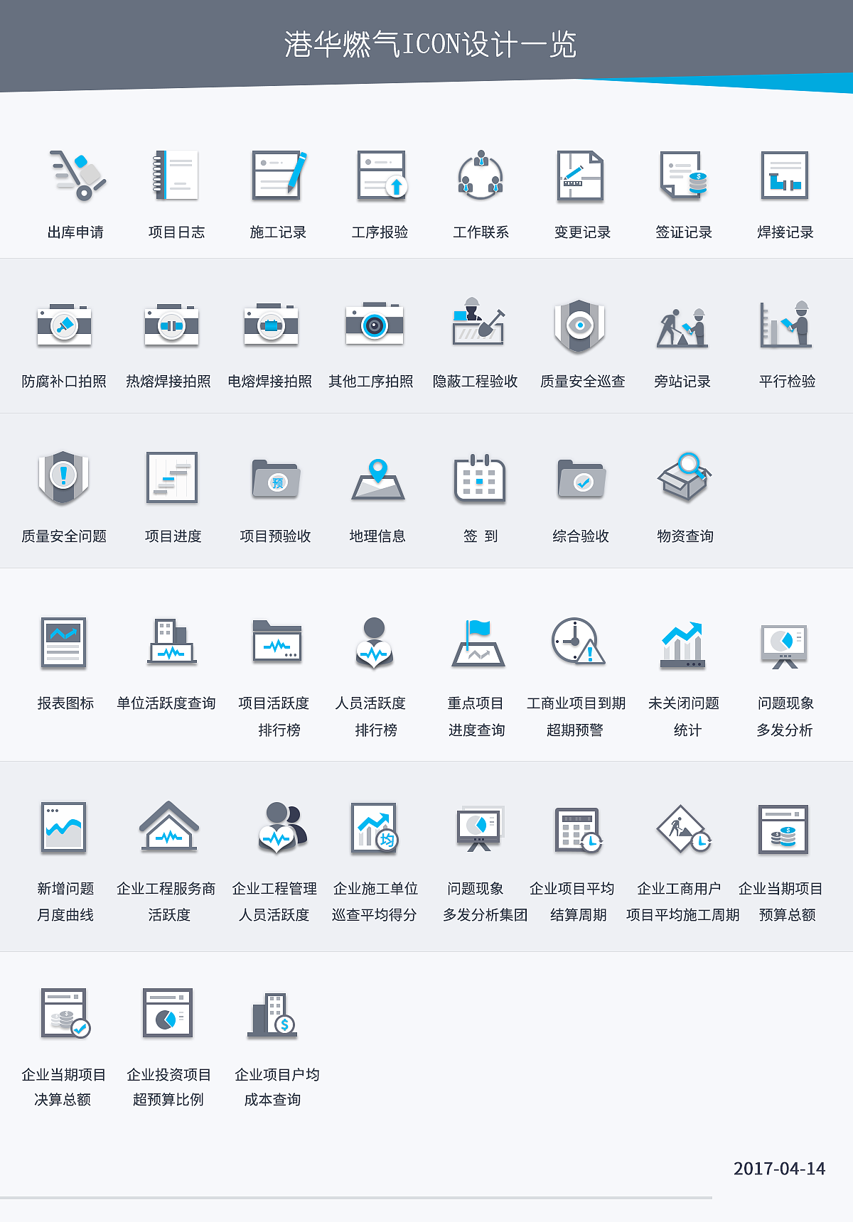 工程类icon设计一览表|UI|图标|luckygirlcool_原创作品-站酷ZCOOL