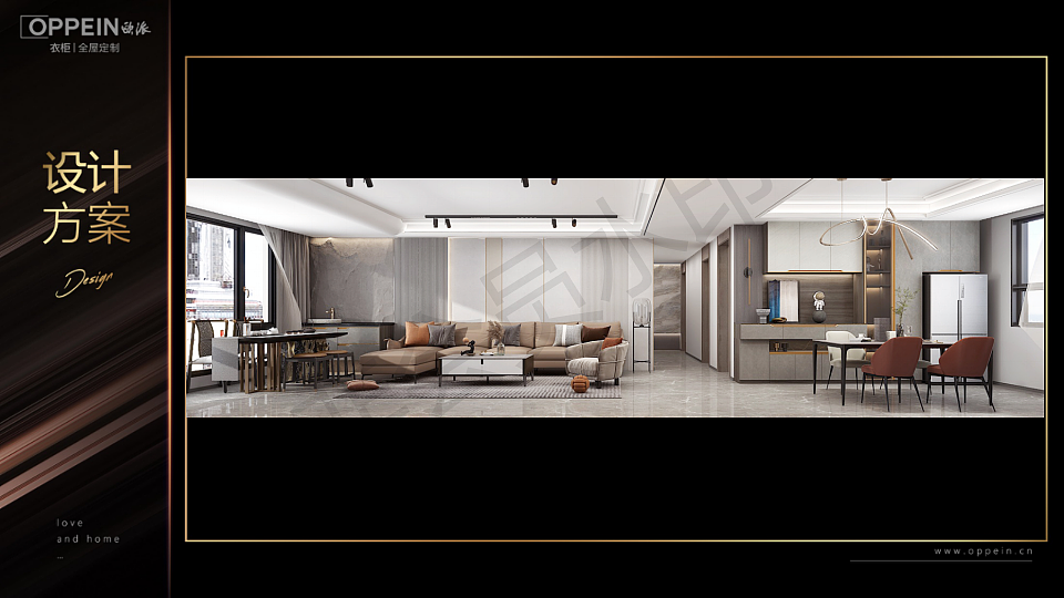 海景湾166户型轻奢（图ZMjk0NTgyNTg0） - 家装设计 - 站酷设计师躲避惯原创素材 - 站酷ZCOOL