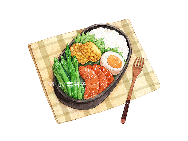 你看起来很好吃（图ZMTI1NTAyNzIw） - 商业插画 - 站酷设计师菜园子lcy原创素材 - 站酷ZCOOL