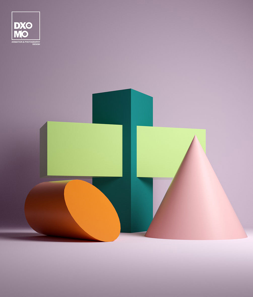 三维几何立体图形渲染（图ZMjEyMTQ2OTYw） - 其他工业/产品 - 站酷设计师设计师丁旭原创素材 - 站酷ZCOOL