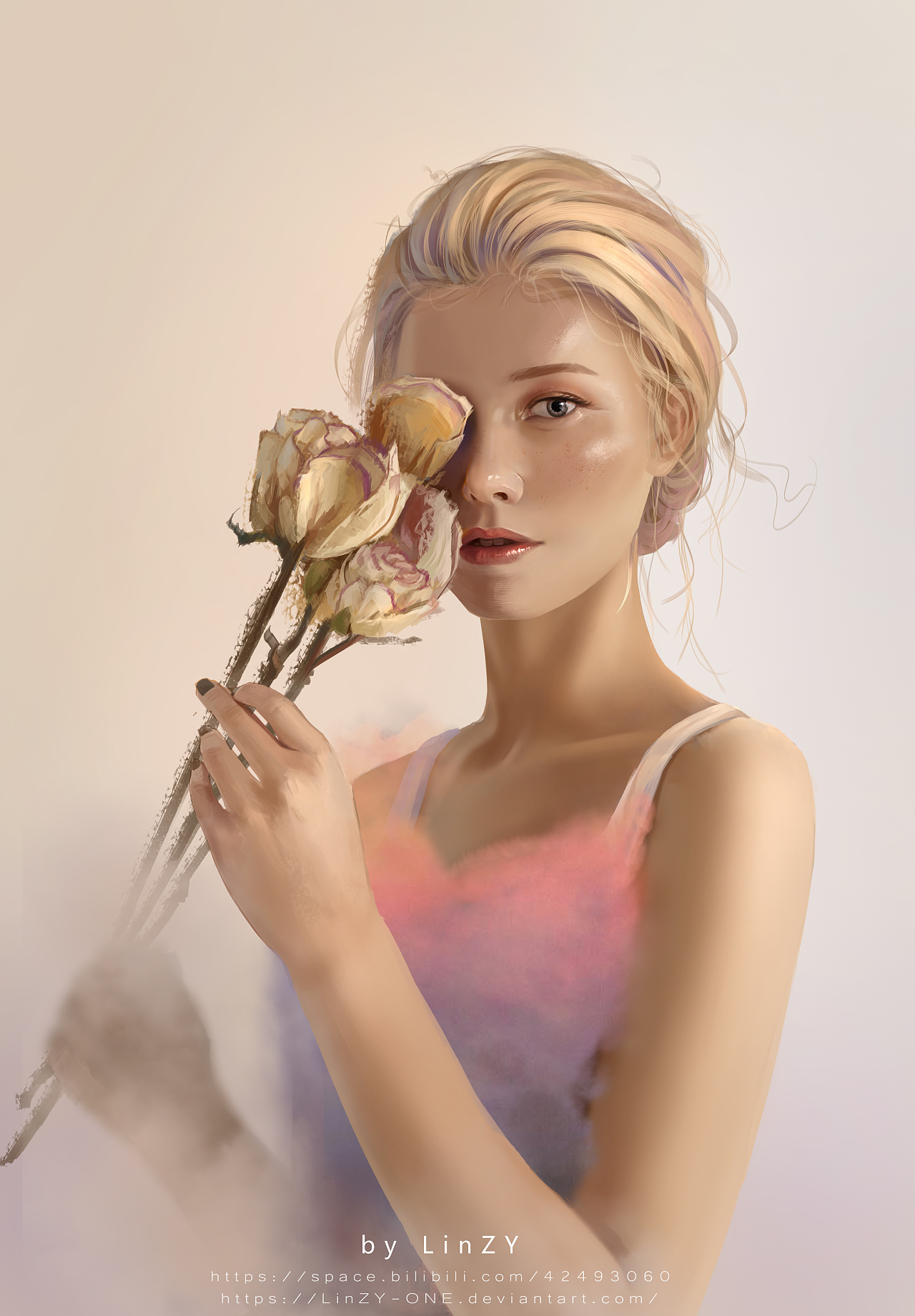 金发女孩|插画|创作习作|沐纹_原创作品-站酷(zcool)