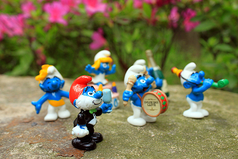 摄影-小车的旅行之遇见森林里的蓝精灵