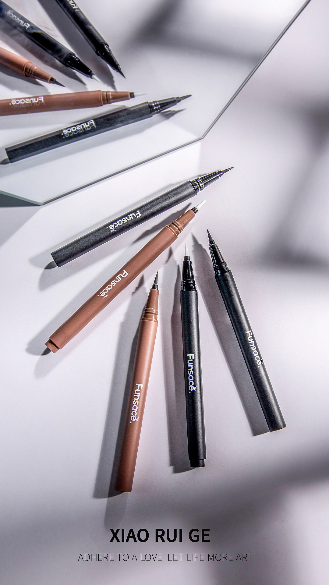 眼影刷子;眉笔;美妆摄影