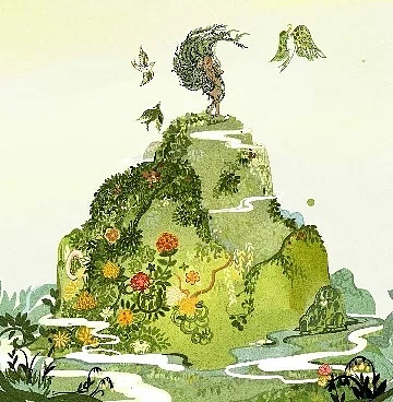 《楚辞》绘本（图ZMjc1MzYzMzY4） - 绘本 - 站酷设计师盛明圆原创素材 - 站酷ZCOOL