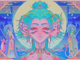 △ 方框迪米切尔森 | 2021个人插画设计年度总结