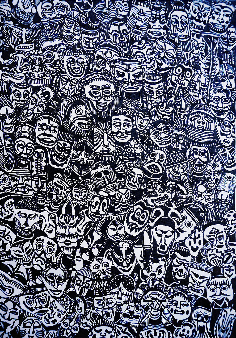 与面具同行#出发的勇气2014#（图ZMjAyNjEzMjg=） - 新锐潮流插画 - 站酷设计师张沫沫1992原创素材 - 站酷ZCOOL