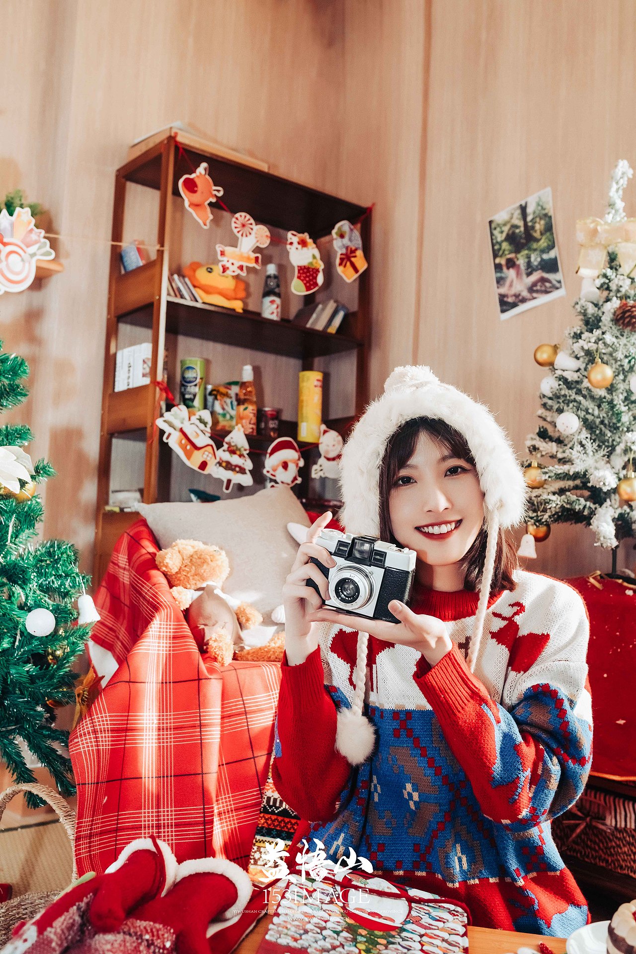 网红圣诞双胞胎姐妹