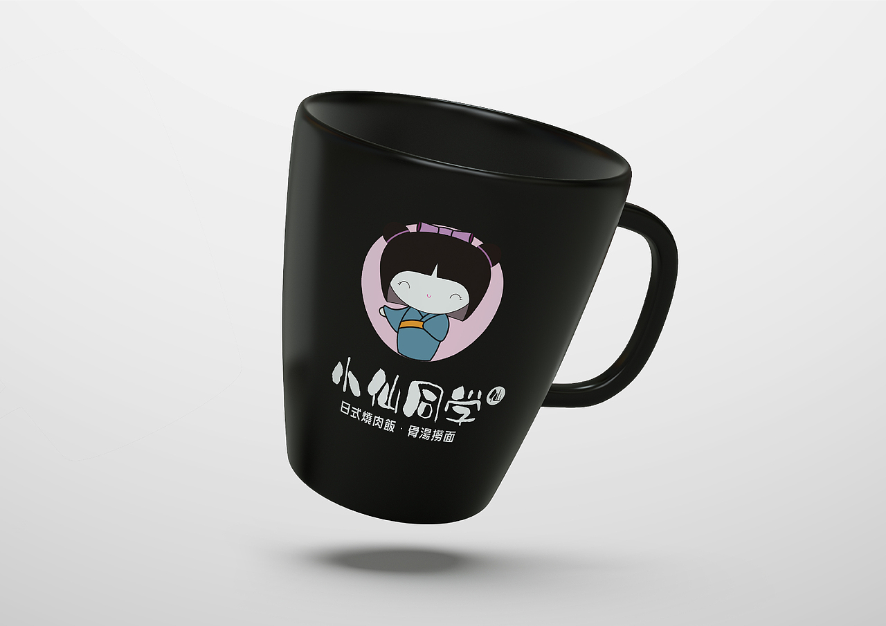 小仙同学日韩料理LOGO设计