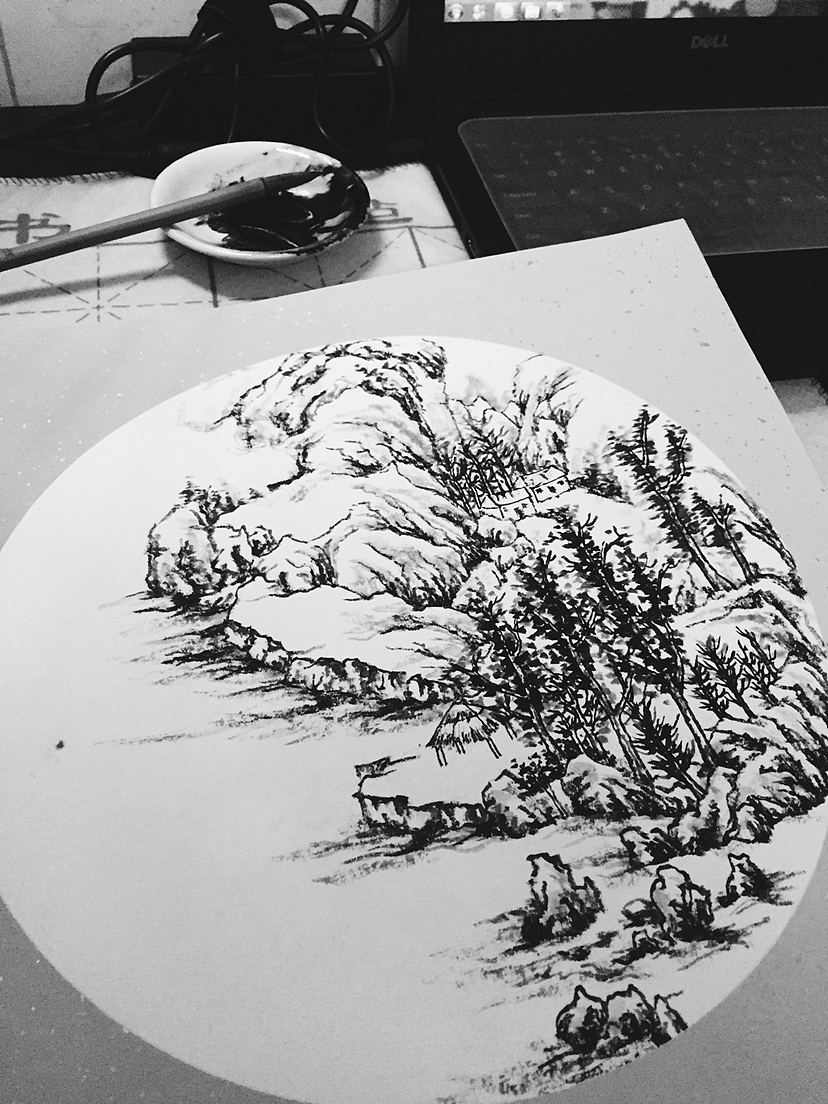 国画（图ZMTg2OTgwMzA0） - 绘画 - 站酷设计师吴允原创素材 - 站酷ZCOOL