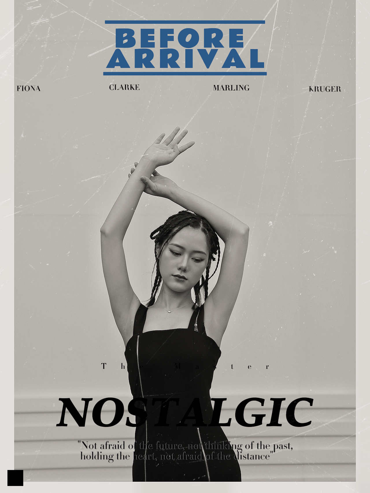 黑白杂志风写真