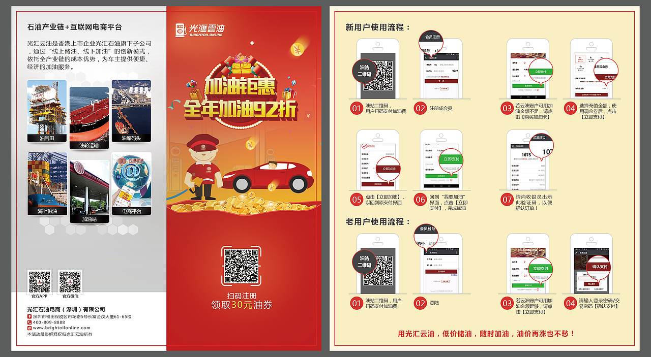 光汇云油物料设计（图ZODc2MDkyNzI=） - 宣传物料 - 站酷设计师Jo乔在玩原创素材 - 站酷ZCOOL