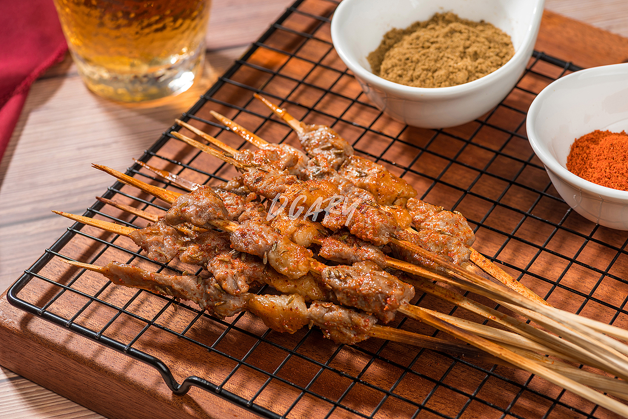 卖串翁烧烤拍摄