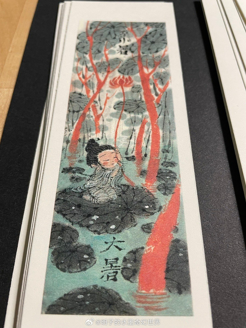 《風信子二十四氣節圖》明子（图ZMzYwMjI5NTQ4） - 绘画 - 站酷设计师明子水墨奇幻世界原创素材 - 站酷ZCOOL