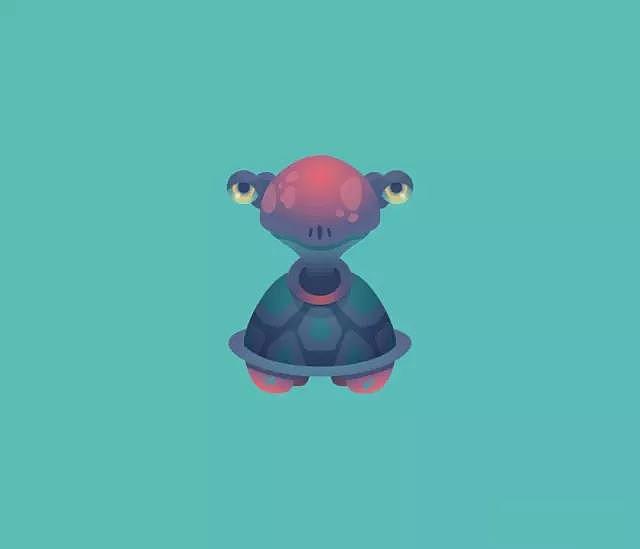 格调彩绘插画分享-可爱的小怪兽（图ZMTA0MzY5OTg0） - 新锐潮流插画 - 站酷设计师格调彩绘原创素材 - 站酷ZCOOL