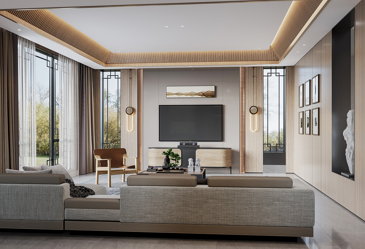 公馆（图ZMjMwNzEwMjQ0） - 家装设计 - 站酷设计师广州大敏视觉表现原创素材 - 站酷ZCOOL