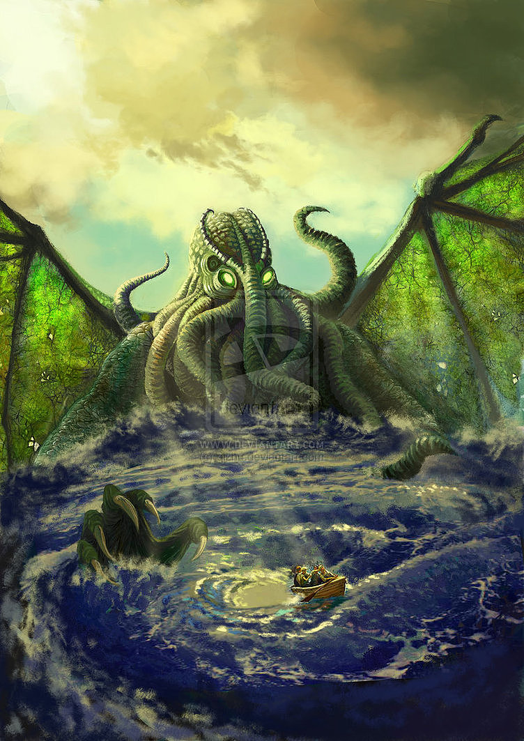 克苏鲁神话封面深圳|插画师暖心游戏