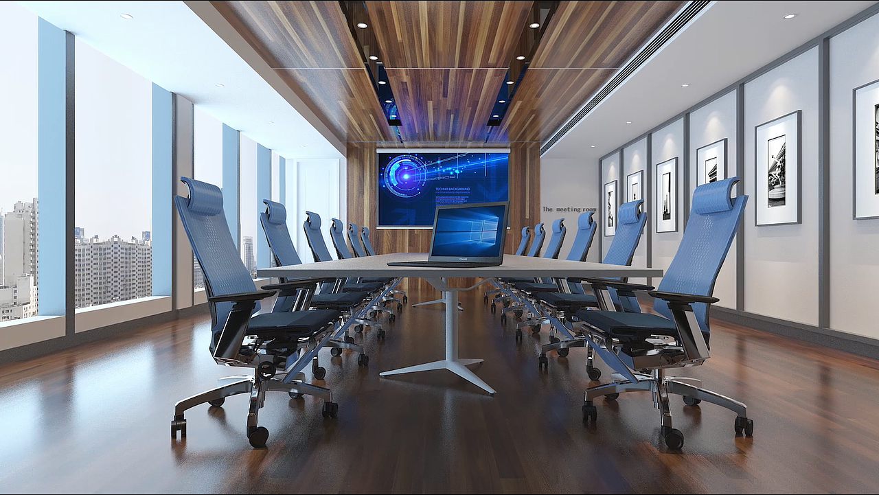 办公椅子三维产品动画