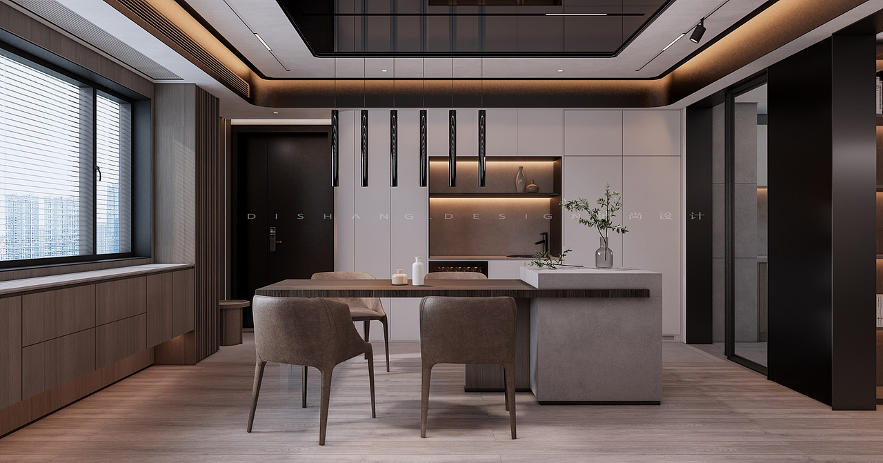 重塑 | 现代空间里的温馨对白（图ZMjYwNTI3NzMy） - 家装设计 - 站酷设计师深圳迪尚设计原创素材 - 站酷ZCOOL