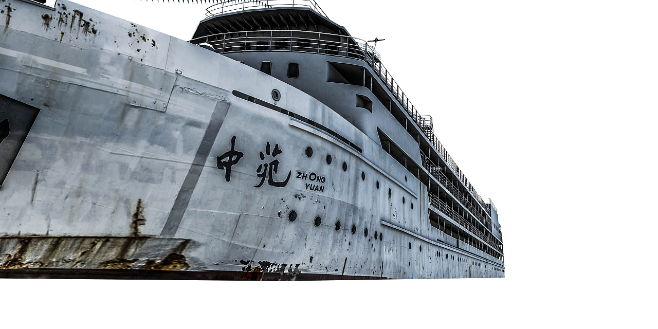 修正船体透视并添加一些材质,例如铁锈等