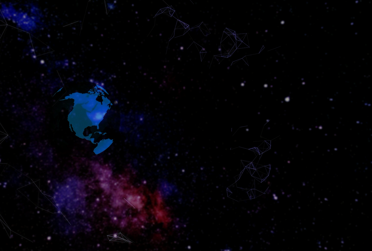 星空地球背景素材