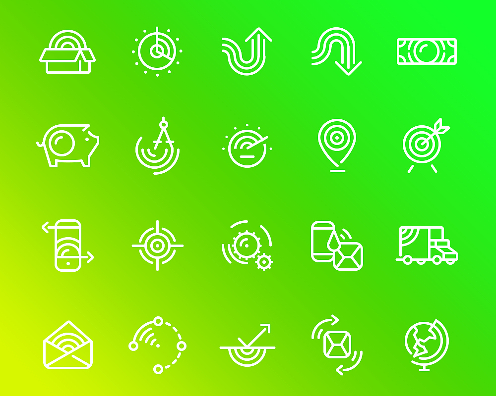 Line Icon 练习20枚（图ZMjU1ODQ0NTY=） - 图标 - 站酷设计师陈小糖原创素材 - 站酷ZCOOL