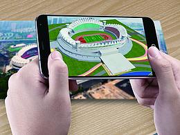 軍運(yùn)會(huì)場(chǎng)館AR效果