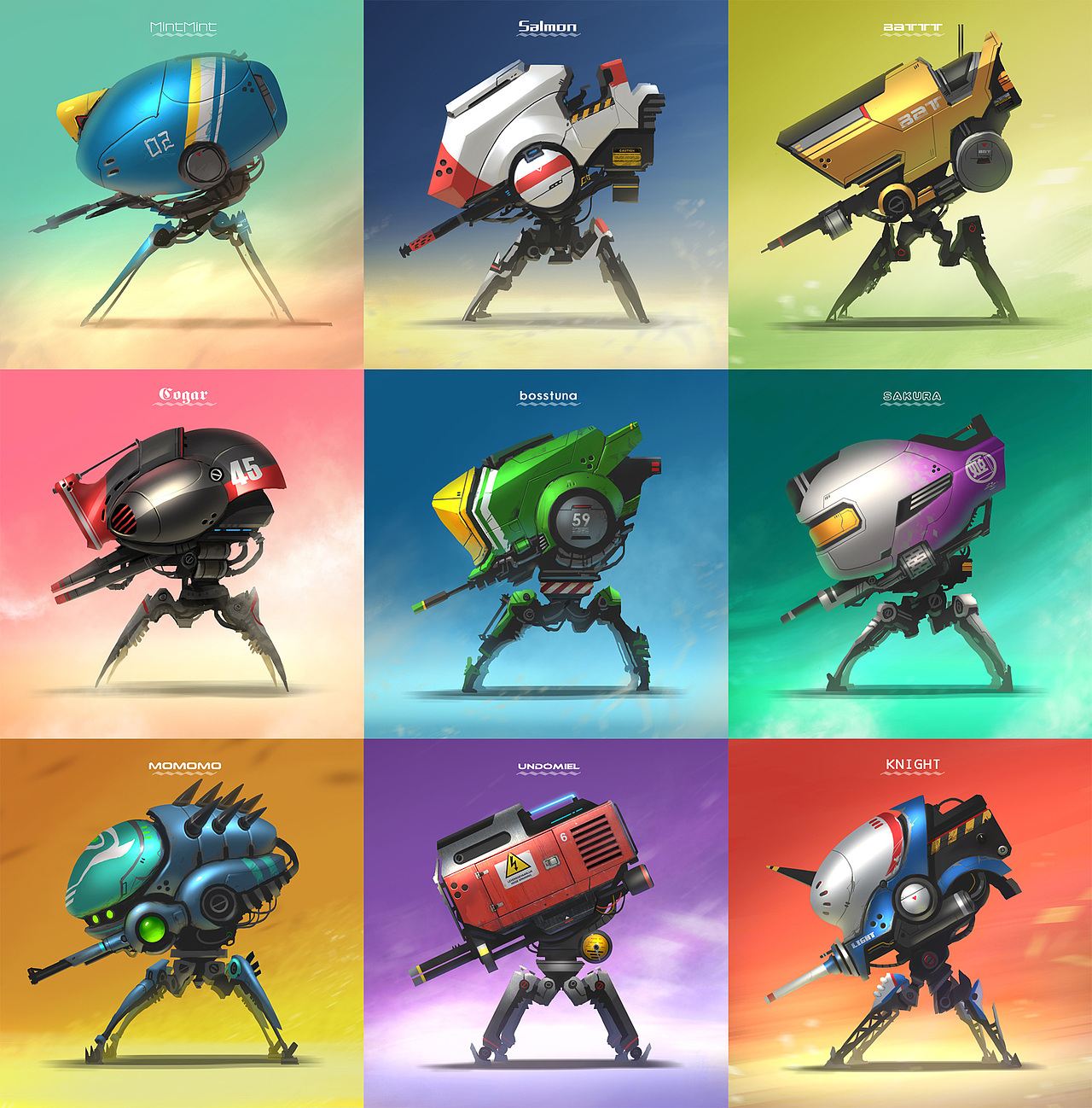 甜品系列移动炮台