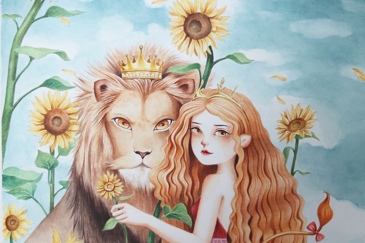 狮子座的主题我是很喜欢的,很接近美女与野兽的童话