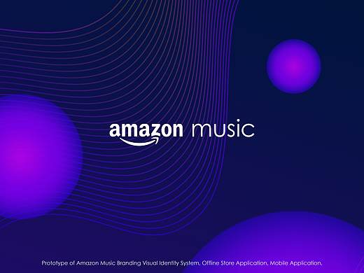 品牌VI设计 - 「亚马逊音乐」（个人主页-ZNDc1MzE3MDQ=） - 品牌 - 站酷设计师琳紫梁原创素材 - 站酷ZCOOL
