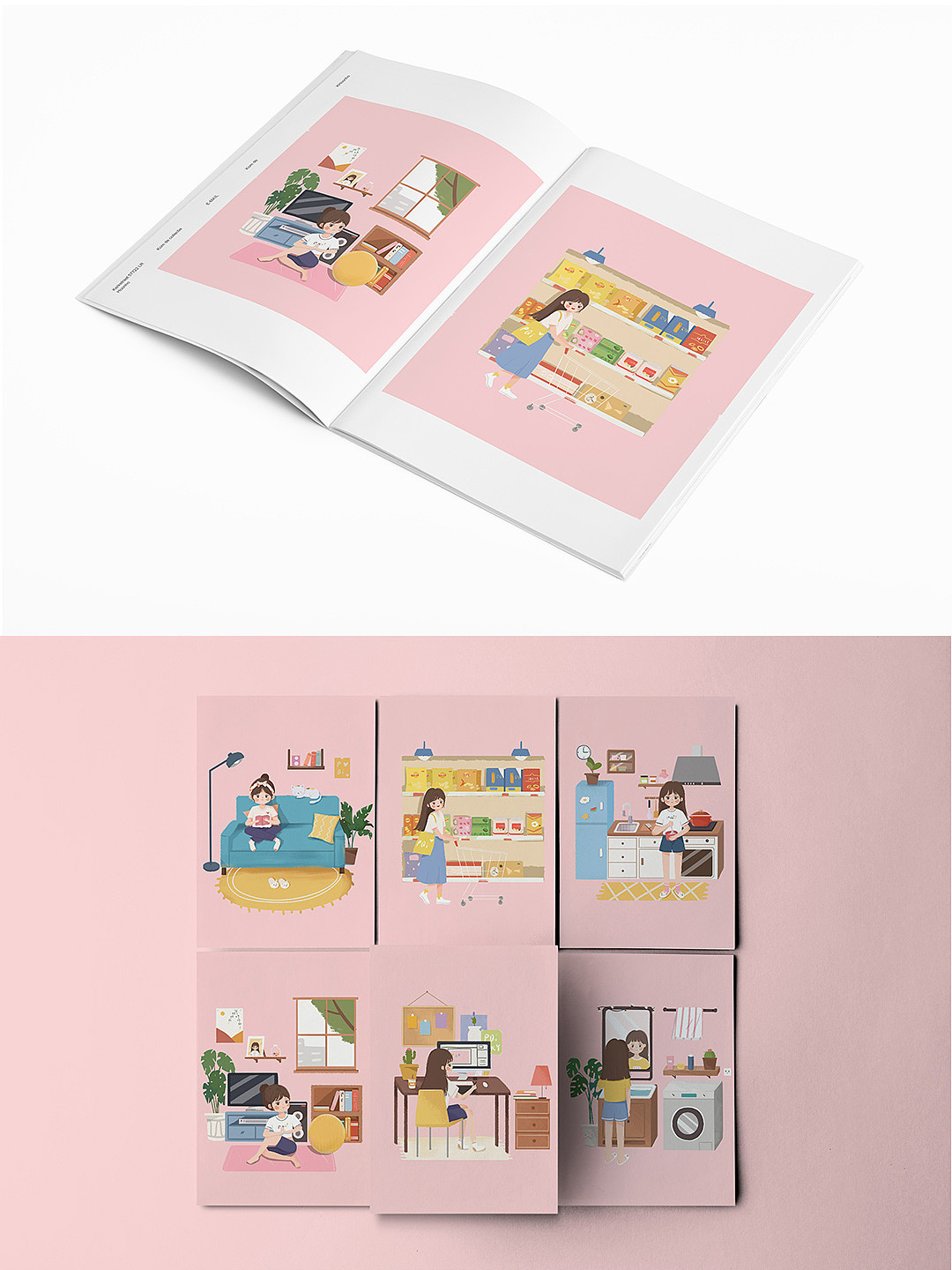 《一个人系列》插画