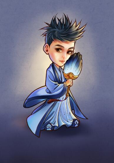 私人定制q版古今混搭|商业插画|插画|阴阳镜 - 原创设计作品 - 站酷