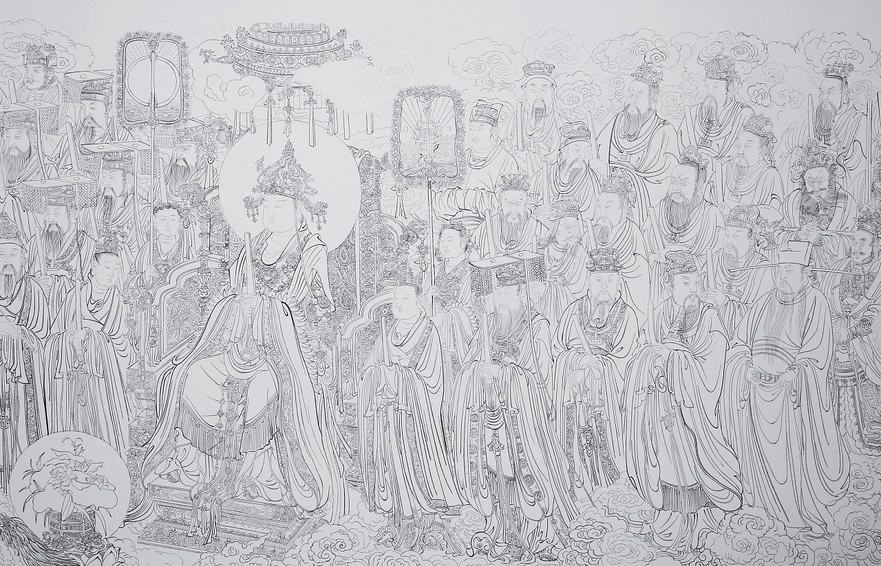 永乐宫壁画三清殿东壁