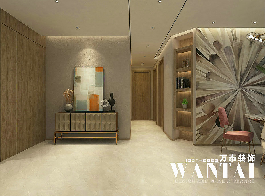 泰安绿地公馆装修 | 绿地公馆170m²现代风格装修效果图