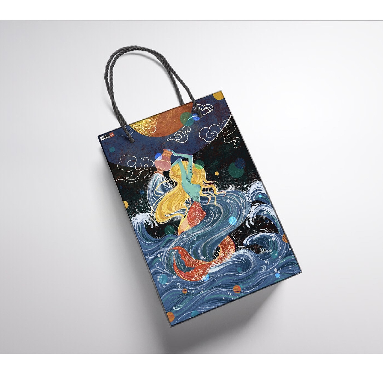 十二星座77手提袋|插画|创作习作|茶小茶vera_原创作品-站酷zcool