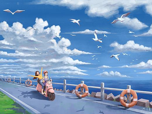 秋日海岸