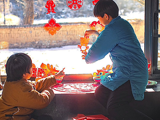 农村里的中国年味儿