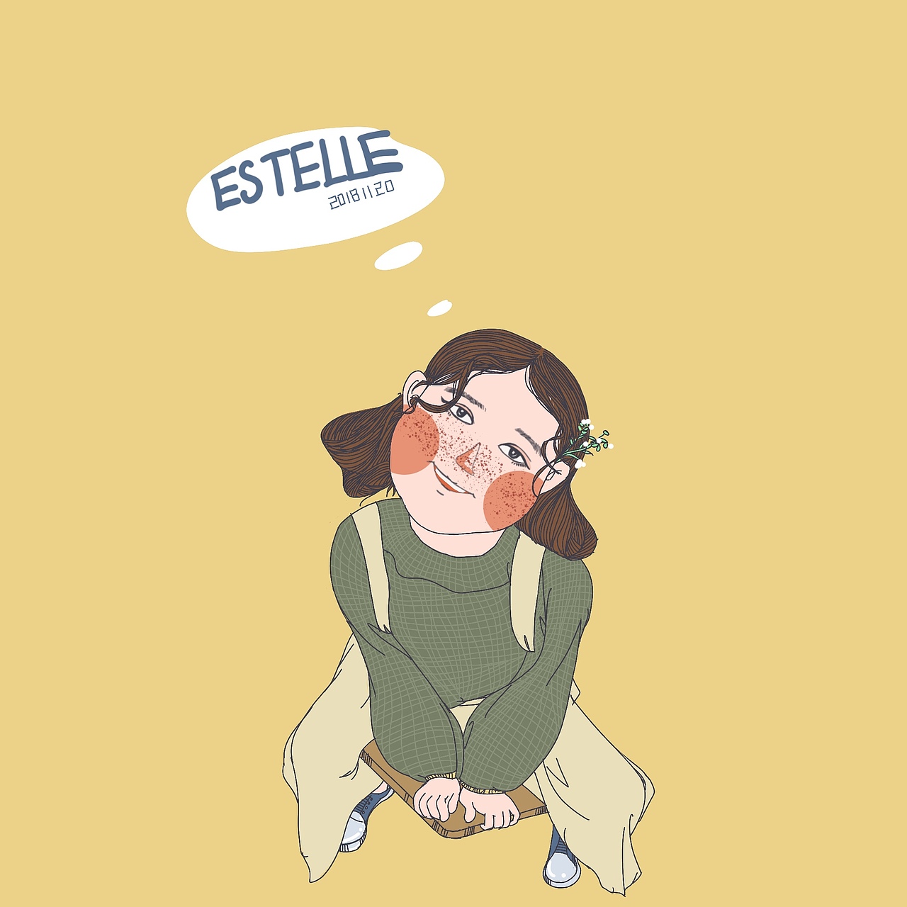 你好👋盆友（图ZMTM1ODMxMjQ4） - 儿童插画 - 站酷设计师Estelle斌哥原创素材 - 站酷ZCOOL