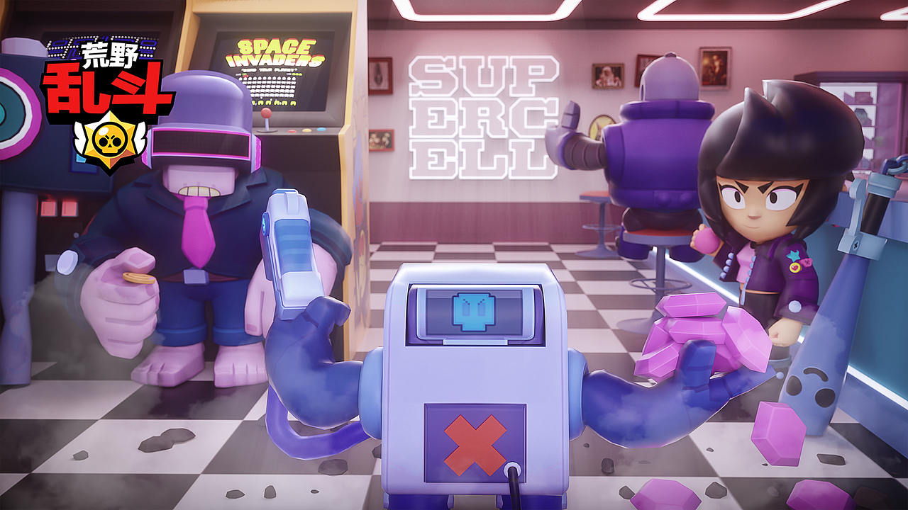 荒野乱斗卡通场景渲染练习