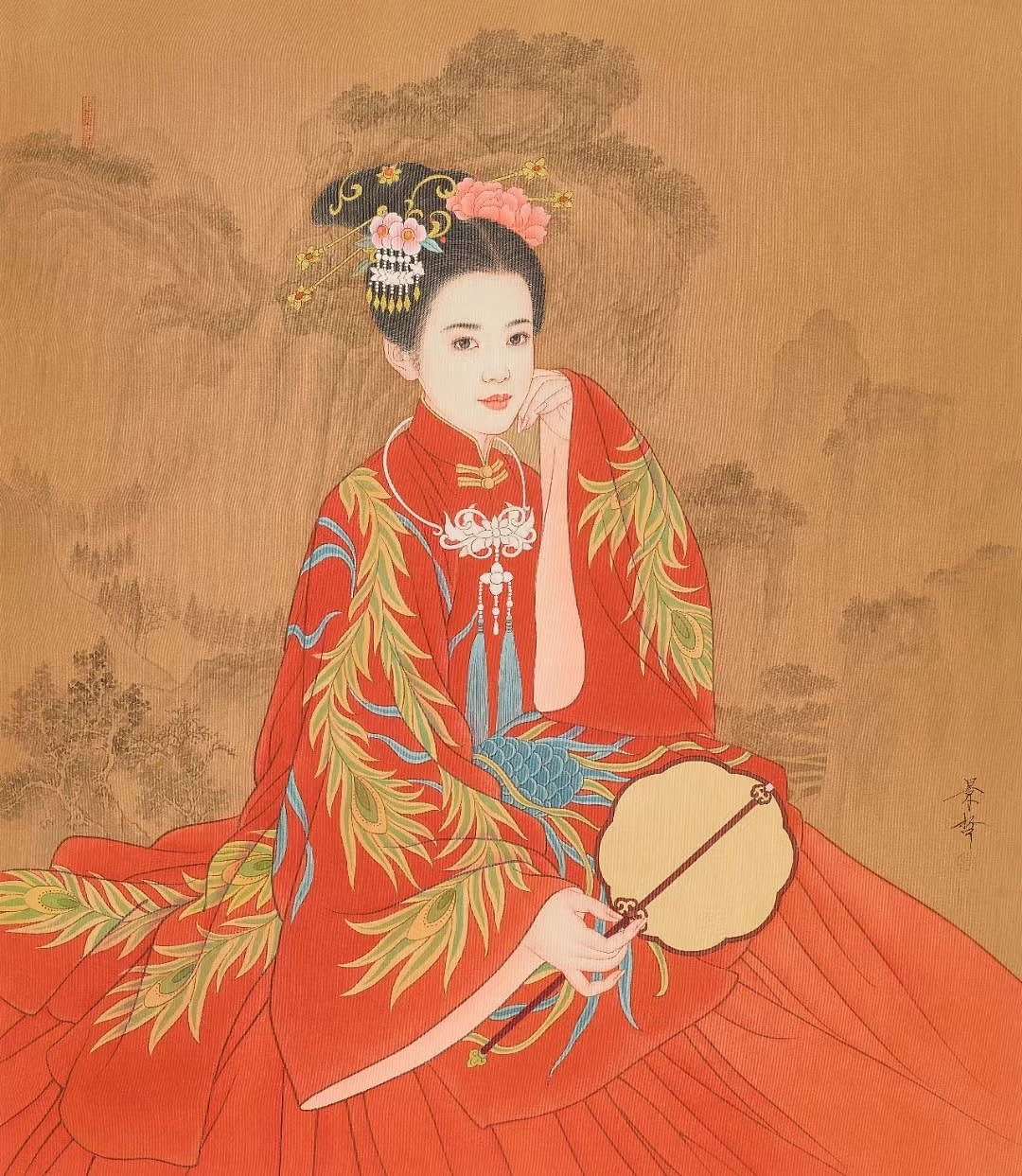 崔景哲《中国红》小精品