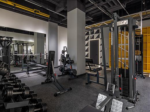 极具艺术气息的健身工作室