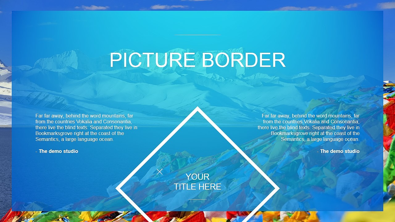 魅力拉萨印象布达拉宫旅行攻略西藏旅游风土人情介绍PPT模版